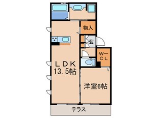 ル・クール鳥羽の物件間取画像